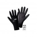 Worky 1151 Micro black Nylon-PU-Feinstrickhandschuh Nylon 