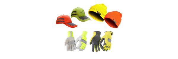 Warnschutz Handschuhe & Mützen