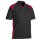Blakläder Polo-Shirt 2 farbig Schwarz/Rot Größe XS