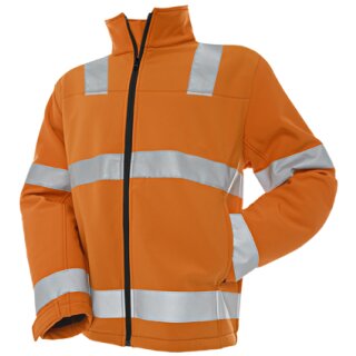 Blakläder High Vis Softshell Jacke Kl. 3 Orange verschiedene Größen