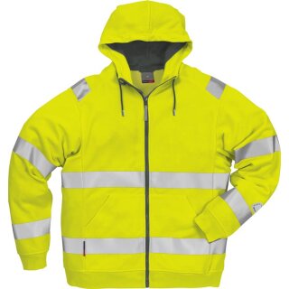 Fristads Kansas Hi-Vis Kapuzen-Sweatshirt 7408 BPV Warnschutz-Gelb