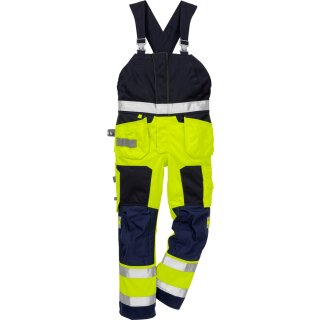 Fristads Kansas Flamestat Funktionslatzhose 1075 ATHS Warnschutz-Gelb/Marine verschiedene Größen