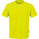 Fristads Kansas Gen Y Cocona T-Shirt, Kurzarm 7404 TCY Leuchtendes Gelb Größe 2XL
