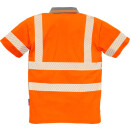 Fristads Kansas Hi-Vis Poloshirt, Kurzarm 7406 TPS Warnschutz-Orange Größe S