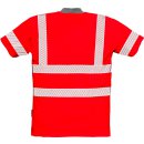 Fristads Kansas Hi-Vis T-Shirt, Kurzarm 7407 TPS Warnschutz-Rot Größe 3XL