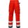 Fristads Kansas Hi-Vis Bundhose 2026 PLU Warnschutz-Rot/Schwarz Größe C54 2025Auslaufartikel
