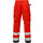Fristads Kansas Hi-Vis Bundhose 2026 PLU Warnschutz-Rot/Schwarz Größe C58 2025Auslaufartikel