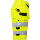 Fristads Kansas Hi-Vis Funktionsshorts 2028 PLU Warnschutz-Gelb Größe C54
