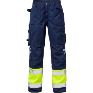Fristads Kansas Hi-Vis Bundhose 2032 PLU Warnschutz-Gelb/Marine Größe C52 2025Auslaufartikel