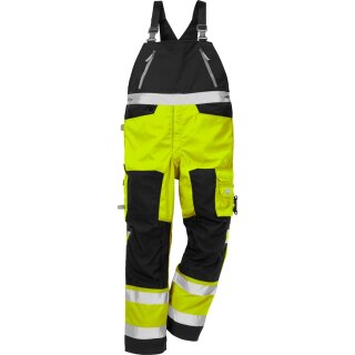 Fristads Kansas Hi-Vis Latzhose 1015 PLU Warnschutz-Gelb/Schwarz Größe C54 2025Auslaufartikel