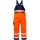 Fristads Kansas Hi-Vis Latzhose 1015 PLU Warnschutz-Orange/Marine Größe D112 2025Auslaufartikel