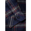 Fristads Kansas Flanellhemd, Langarm 7421 MSF Marineblau Größe 3XL