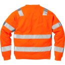 Fristads Kansas Hi-Vis Sweatshirt 7446 BPV Warnschutz-Orange Größe XS