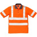 Fristads Kansas Hi-Vis Poloshirt, Kurzarm 7025 TPR Warnschutz-Orange Größe 2XL