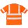 Fristads Kansas Hi-Vis T-Shirt, Kurzarm 7024 TPR Warnschutz-Orange Größe 2XL