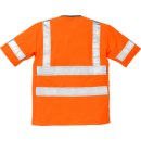 Fristads Kansas Hi-Vis T-Shirt, Kurzarm 7024 TPR Warnschutz-Orange Größe 3XL