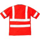 Fristads Kansas Hi-Vis T-Shirt, Kurzarm 7024 TPR Warnschutz-Rot Größe XS