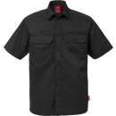 Fristads Kansas Legacy Hemd, Kurzarm 7387 B60 Schwarz Größe 3XL