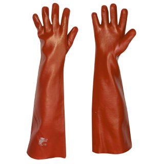 PVC Teichhandschuhe Sandstrahlhandschuhe Handschuhe 70 cm lang Herrengröße 10 XL 