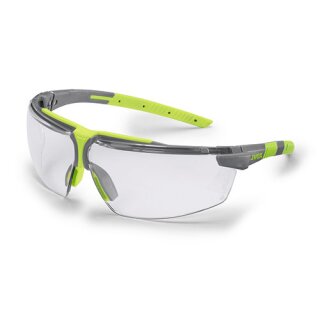 uvex i-3 add 2.0 grau/lime mit 2,0 dpt. im Nahbereich Schutzbrille mit Sehstärke