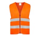 Korntex Warnweste mit Reißverschluss nach EN 20471