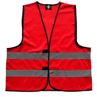 Korntex - Funktionsweste verschiedene Größen Farbe Rot - A
