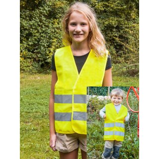 Korntex - Kinderwarnweste EN1150 - Gelb - XS Farbe Gelb