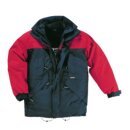 PANOPLY Winterjacke Parka Alaska Rot-Marineblau