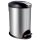 Ilggro Tretabfalleimer oval Edelstahl matt gebürstet + Einsatz 30 l