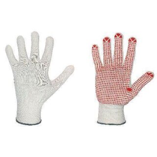 Strong Hand  NINGBO Handschuhe Polyamid(Nylon) weiß/rot Gr. 09 H