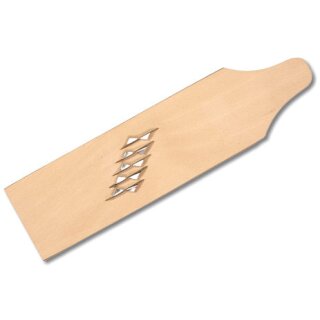 Zwiebelschneider Holz mit Metallhaken