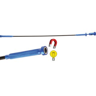 BGS technic Krallengreifer-Magnetheber-Leuchten Kombiwerkzeug