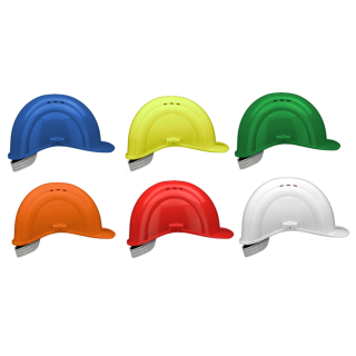 Voss Bauhelm Schutzhelm INAP Defender 4 Punkt Voss, Innenausstattung mit Drehverschluss weiß