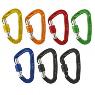 ALIENS Alu Karabinerhaken - D SCREW CLASSIC schwarz