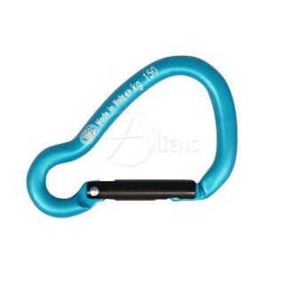 KONG - Zubehörkarabiner ALU HARNESS - 5 mm - poliert