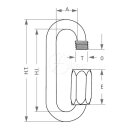 MAILLON RAPIDE Schraubkettenglied - Oval GO 12 mm...