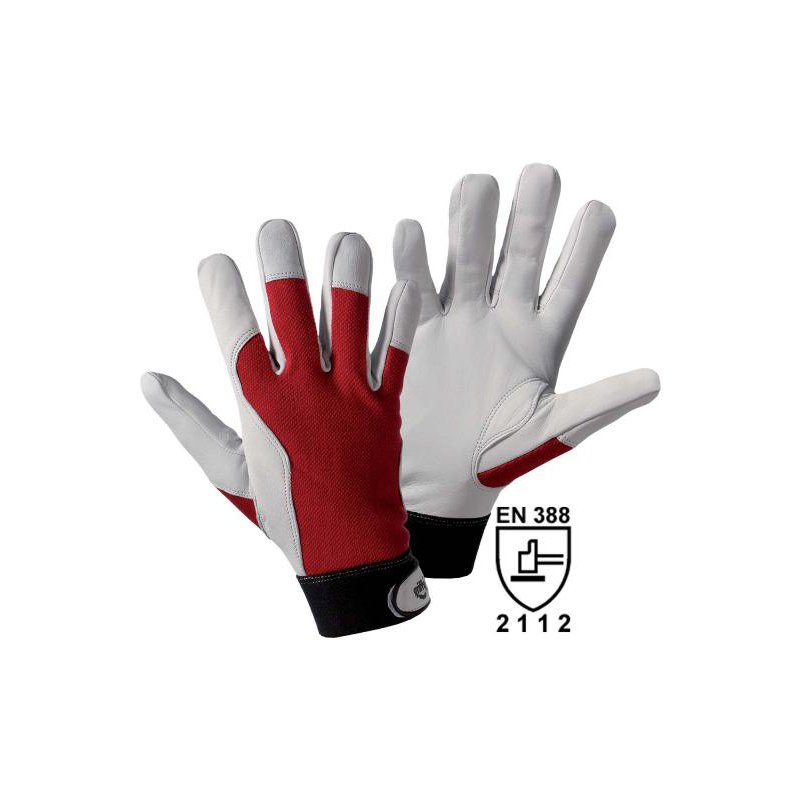 6 Paar Nappaleder Handschuhe Montagehandschuhe Lederhandschuhe Klettverschluss 