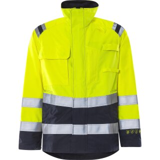 Fristads Flamestat High Vis Jacke Kl. 3 4175 ATHS Warnschutz-Gelb/Marine 8 Größen