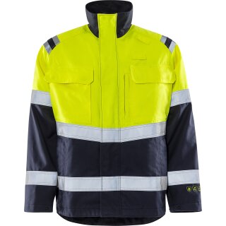 Fristads Flamestat High Vis Jacke Kl. 2 4176 ATHS Warnschutz-Gelb/Marine 8 Größen