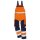Fristads Kansas HI-VIS Latzhose LIGHT (Zweifarbig) in der Farbe Warnschutz-Orange/Marine