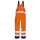 Fristads Kansas HI-VIS Latzhose LIGHT (Zweifarbig) in der Farbe Warnschutz-Orange/Marine
