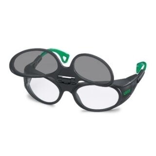 Uvex Schweißerbrille 9104041 in Schutzstufe 1,7 mit Flip-up