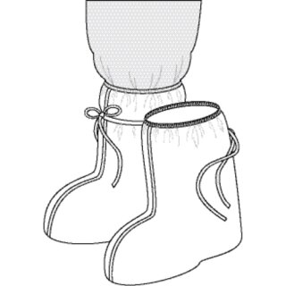 Uvex Einweg-Überstiefel 9864 PE  weiß 50 Paar