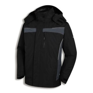 Uvex 3in1 Outdoor-Jacke 8922/schwarz-grau verschiedene Größen