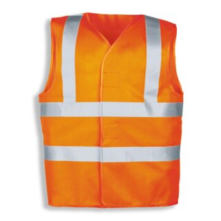Uvex Polyester-Warnweste Orange in versch. Größen
