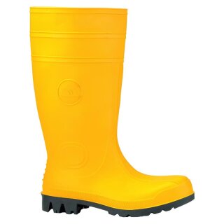 Feldtmann EUROMASTER PVC-Stiefel PVC/Nitril gelb/schwarz Gr. 46
