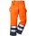 Fristads Kansas Hi-Vis Regenbundhose 2625 RS in Farbe Warnschutz-Orange/Marine & Größe XL