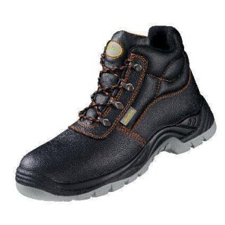 Wica *VITA* Schnürstiefel Rindleder schwarz/orange Gr. 44