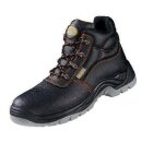 Wica *VITA* Schnürstiefel Rindleder schwarz/orange...