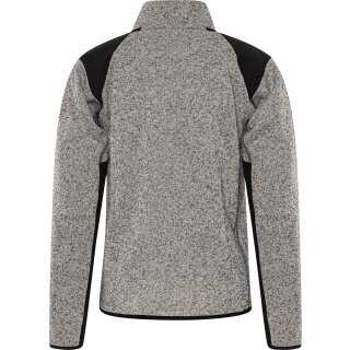 Fristads Kansas Fleecejacke 7451 PRKN in Farbe Grau/Schwarz & Größe L